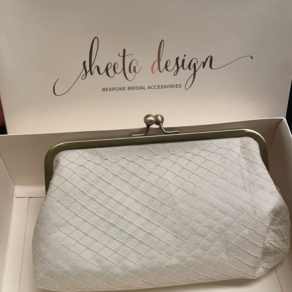 Brand new bridal wedding clutch by Sheeta Design